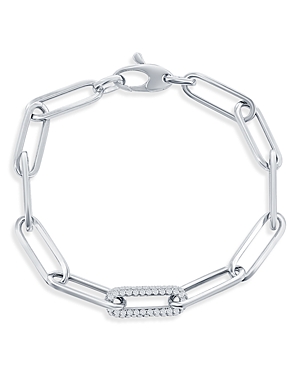 Bloomingdale's Diamond Paperclip Bracelet in 14K White Gold, 0.70 ct. t.w. - 100% Exclusive