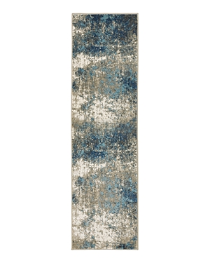 Oriental Weavers Venice 4332u Runner Area Rug, 2'3 X 7'6 In Blue/beige