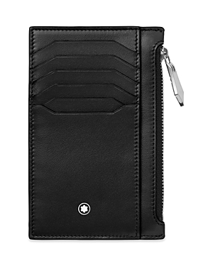 Shop Montblanc Meisterstuck Zip Pocket Card Case In Black