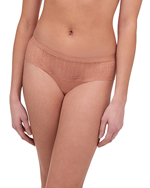 Chantelle Everyday Graphique Hipster Panties In Mocha Mouse