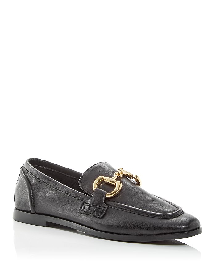 Jeffrey Campbell Women's Apron Toe Loafers In Black/gold