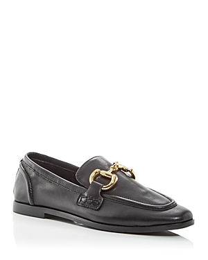 Jeffrey Campbell Women's Apron Toe Loafers In Black Gold