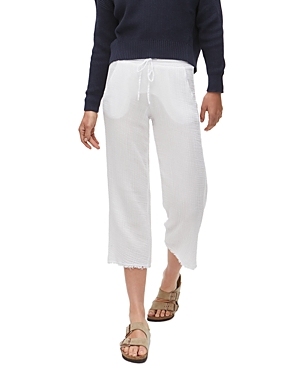 Michael Stars Pull On Wide Leg Pants In White