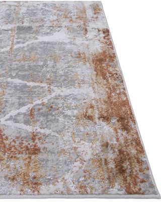 MINK HOME Alloy ALL342 Area Rug, Copper