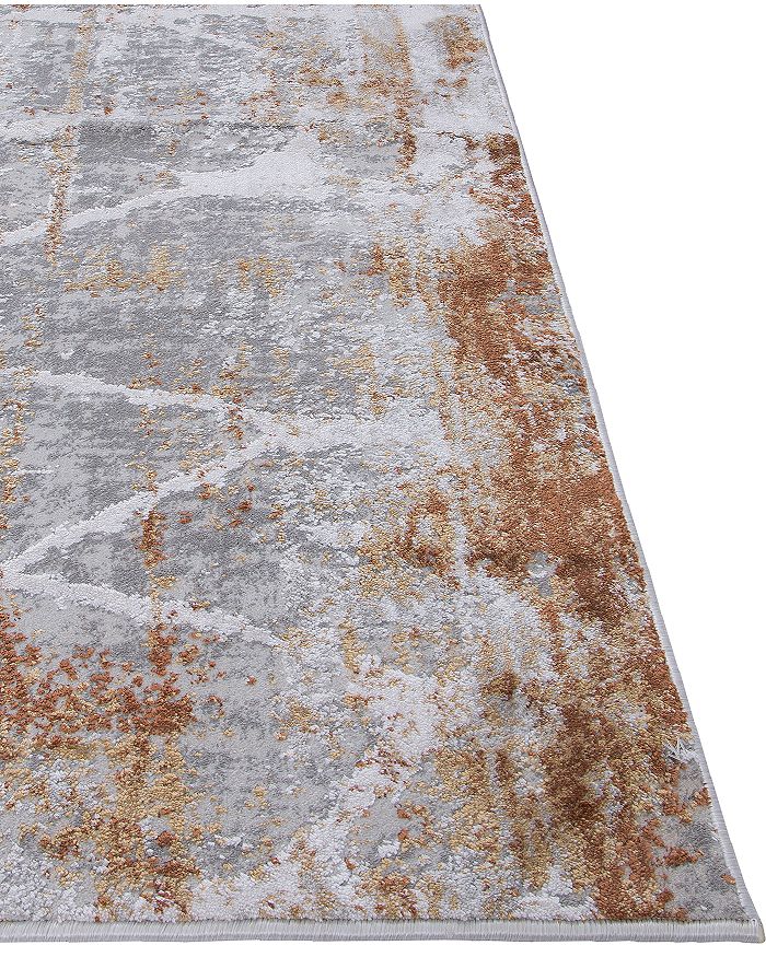 Shop Kenneth Mink Alloy All342 Area Rug, 5' X 8' In Copper