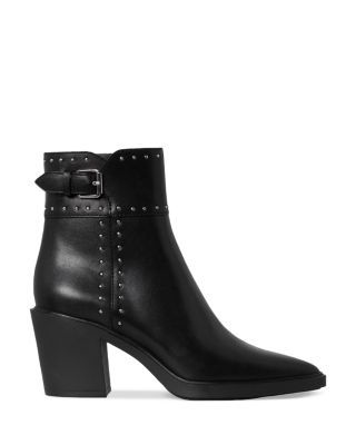 black studded boots womens