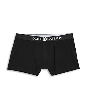 Dolce & Gabbana Logo Boxer Briefs In Black