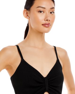 Diamond Clover Stud Earrings in 14K White Gold, 1.0 tcw 