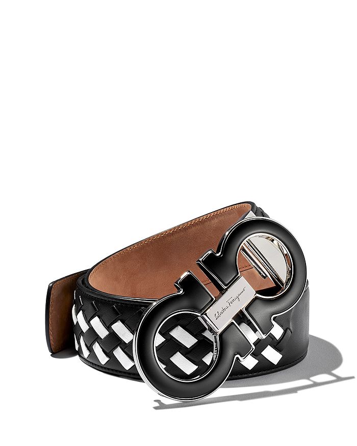 Ferragamo - Men's Gancini Woven Leather Belt - 150th Anniversary Exclusive