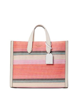 Kate spade woven tote hotsell