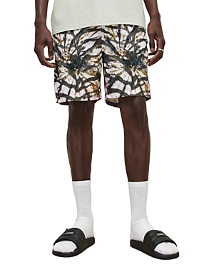 ALLSAINTS TIE DYE TIGER STRIPE SWIM SHORTS