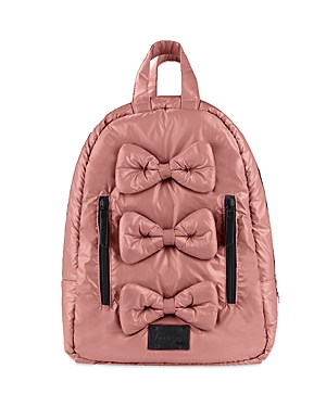 7am Enfant Kids' Mini Bows Backpack In Rose Dawn