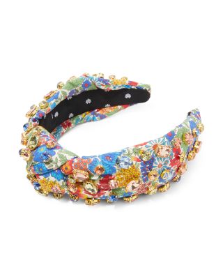 Lele Sadoughi Liberty Oval Crystal Knotted Headband  display picture 1