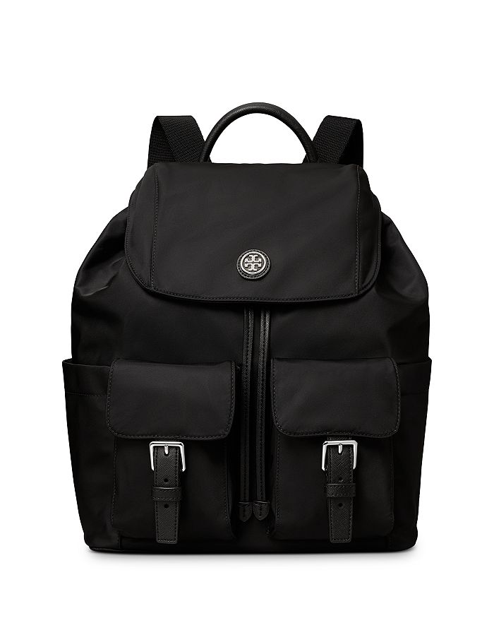 tory burch backpack leather