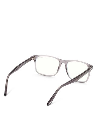 Men&#39;s Square Blue Light Glasses, 55mm