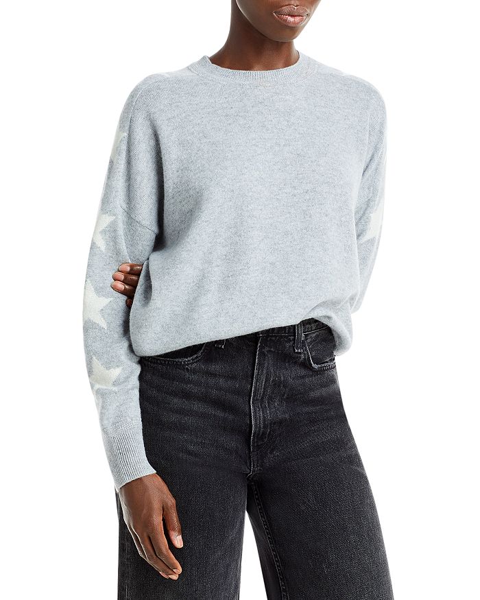 AQUA Star Intarsia Sweater - 100% Exclusive | Bloomingdale's