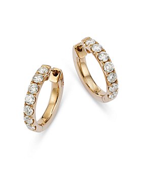 Bloomingdale's - Yellow Diamond Hoop Earrings in 14K Yellow Gold, 0.80 ct. t.w. - 100% Exclusive