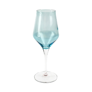 Shop Vietri Contessa Water Glass In Teal