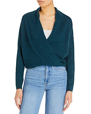 C By Bloomingdale's Cashmere C by Bloomingdale's Crossover Cashmere Sweater - 100% Exclusive