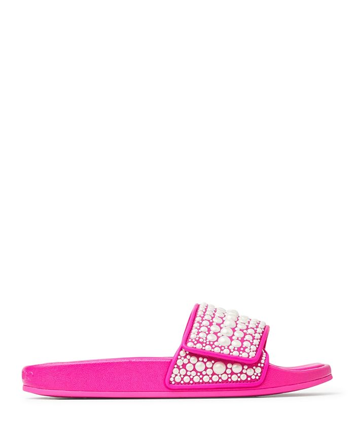 Jimmy Choo - Women's Fitz Embellished Slide Sandals