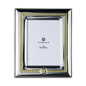 Shop Versace Picture Frame, 4 X 6 In Silver/gold