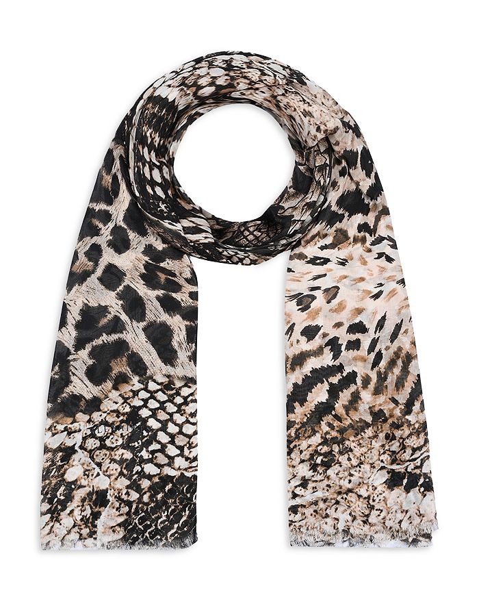ALLSAINTS Noche Oblong Printed Scarf | Bloomingdale's