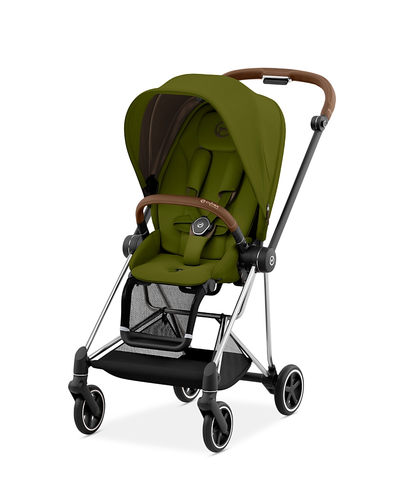 Cybex Mios 3 Compact Lightweight Stroller in Chrome/Brown