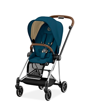 Cybex Mios 3 Compact Lightweight Stroller in Chrome/Brown