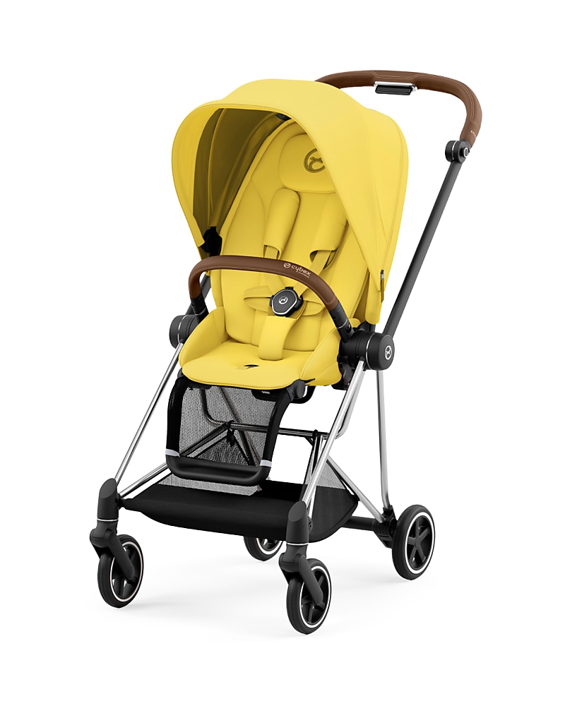 Cybex Mios 3 Compact Lightweight Stroller in Chrome/Brown