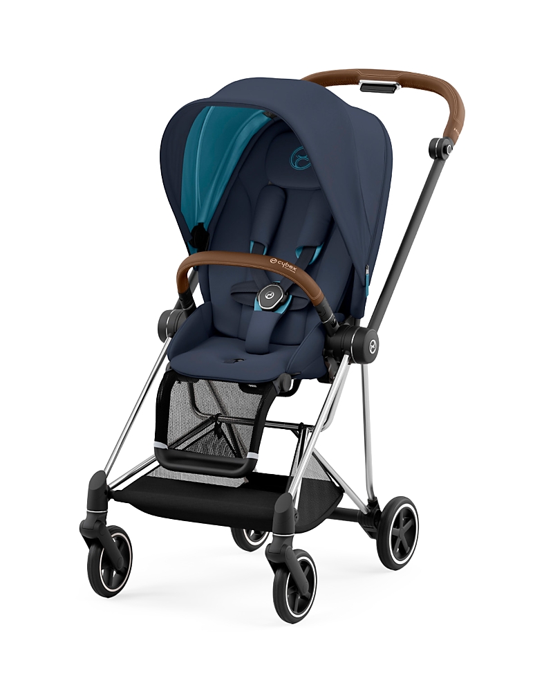 Cybex Mios 3 Compact Lightweight Stroller in Chrome/Brown