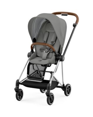 Cybex Mios 3 Compact Lightweight Stroller in Chrome/Brown