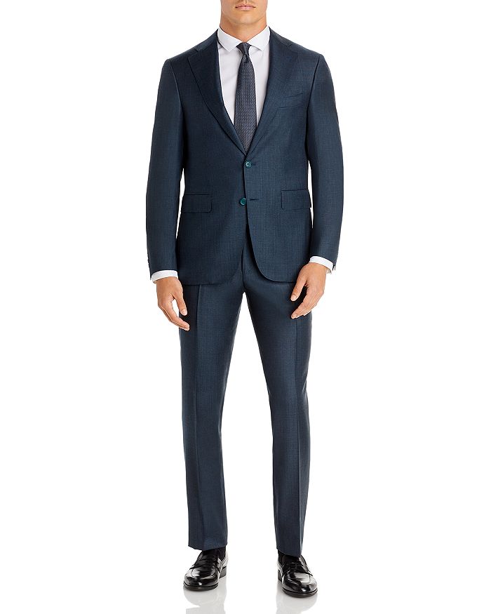 Canali Capri Tonal Check Slim Fit Suit Regular Fit | Bloomingdale's