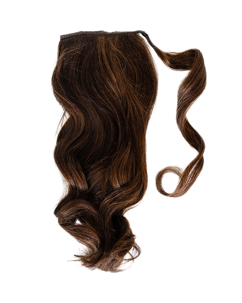 Locks & Mane 14 Clip In Ponytail In Milk Chocolate
