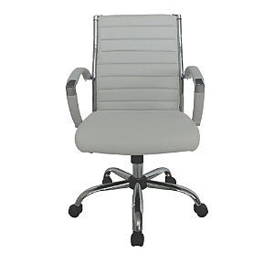 Furniture Of America Tioga White Height Adjustable Office Chair