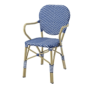 Furniture Of America Milan Blue And White Patio Dining Chairs, Set Of 2