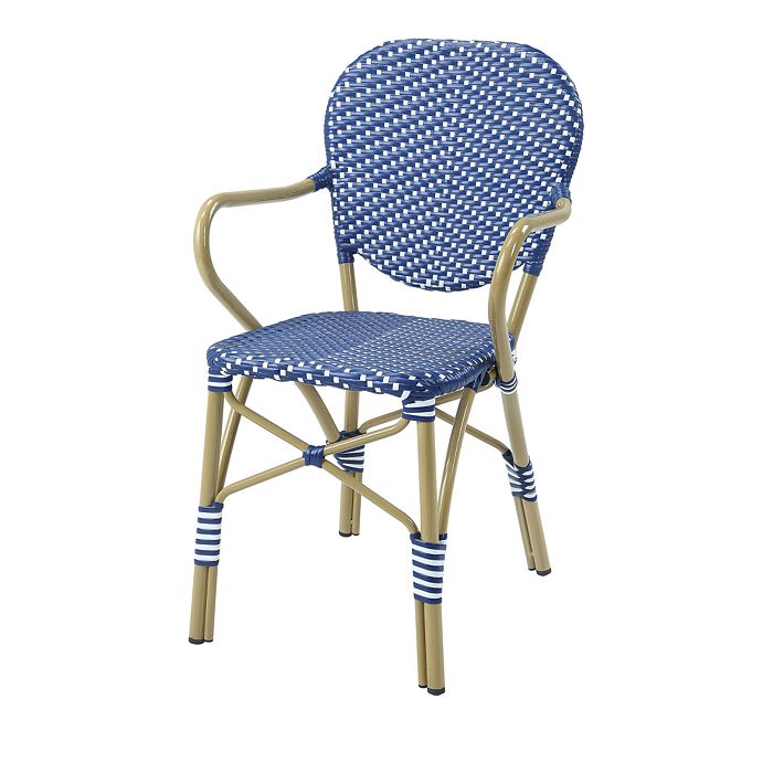 Furniture of America Milan Blue and White Patio Dining Chairs, Set of 2 Bloomingdale's