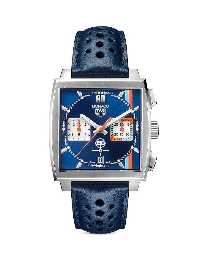 TAG Heuer Men s MONACO Gulf Edition Automatic Chronograph Watch