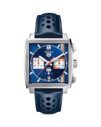 TAG Heuer Men s MONACO Gulf Edition Automatic Chronograph Watch