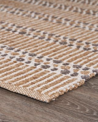 Origin Delightfully Detailed Natural Area Rug, 93" x 117"