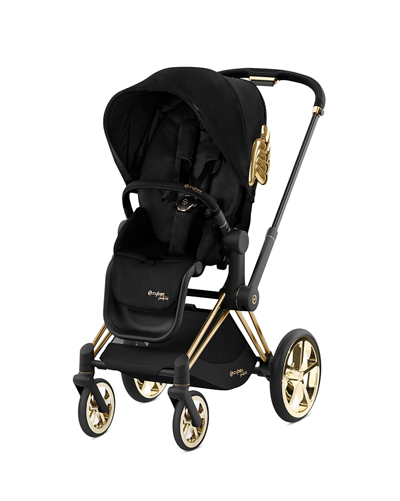 Cybex E-priam 2 Stroller - Jeremy Scott Wings In Deep Black