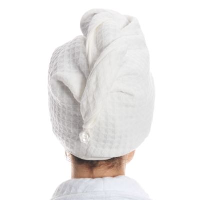 Waffle Twist Hair Towel
