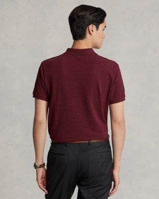 Custom Slim Fit Mesh Polo Shirt