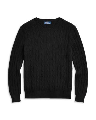 Cashmere Cable Knit Crewneck Sweater