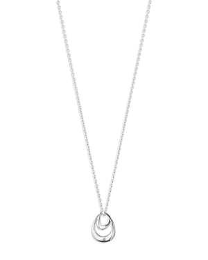 Georg Jensen Sterling Silver Offspring Looped Pendant Necklace, 17.72