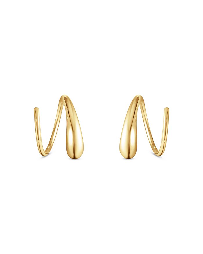 Georg Jensen 18K Yellow Gold Mercy Swirl Threader Earrings | Bloomingdale's