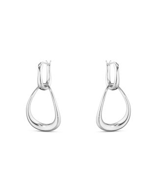 Georg Jensen - Sterling Silver Offspring Double Drop Earrings