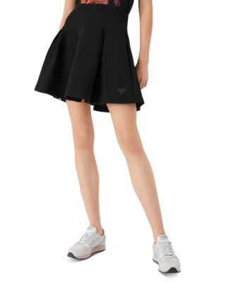 Emporio Armani Flared Scuba Mini Skirt