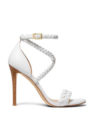 michael kors heels white