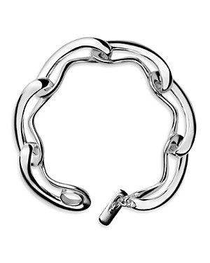 Georg Jensen Sterling Silver Infinity Link Chain Bracelet