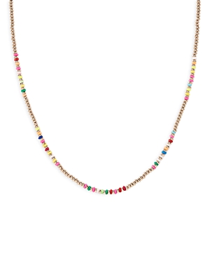 Aqua Multicolor Beaded Necklace, 12-14 - 100% Exclusive